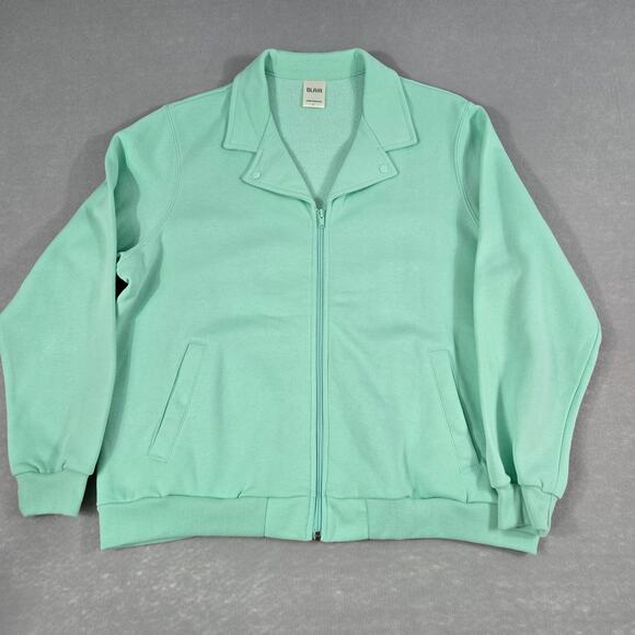 Blair Full Zipper Front Fleece Jacket with Cuffed Long Sleeves and Pockets NWOT - Picture 1 of 11